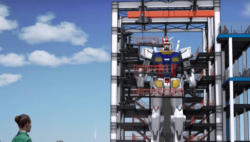 Японцы построят копию 18-метрового робота из аниме Gundam