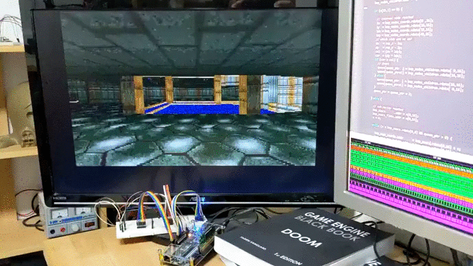 Фанат Doom'а построил мини-компьютер для запуска игры