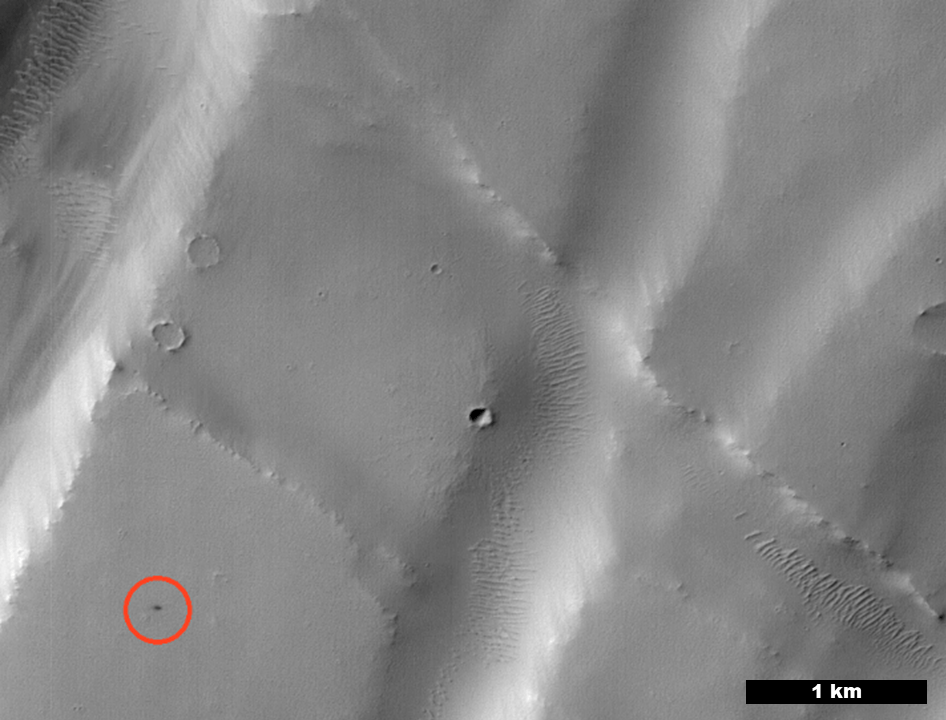 Нейронка нашла свежие кратеры на Марсе