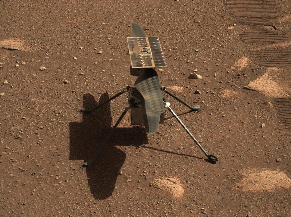 НАСА показали полёт вертолёта в условиях Марса