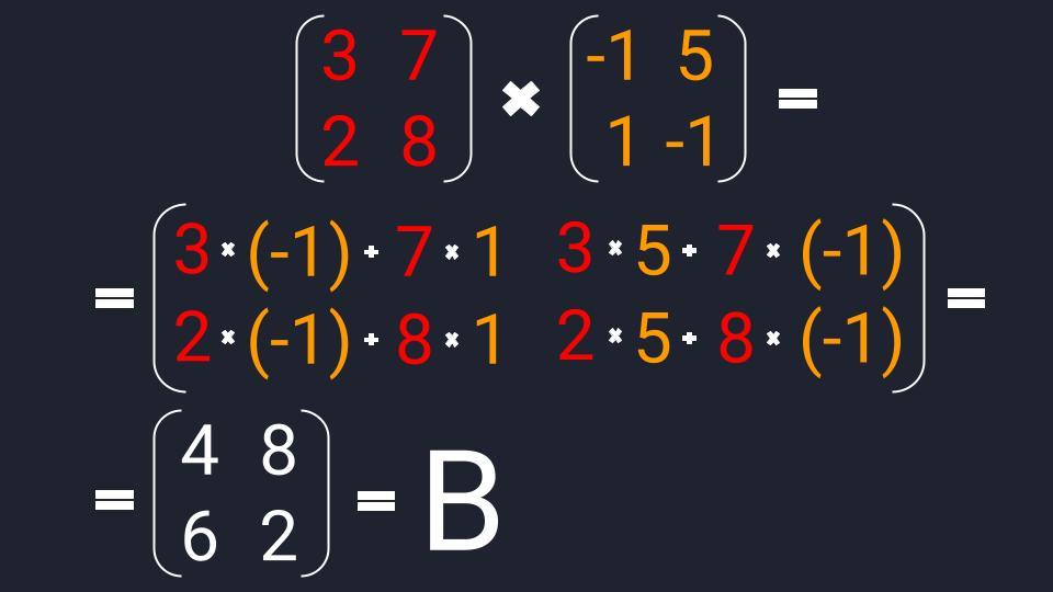 Матричное уравнение a x b имеет вид