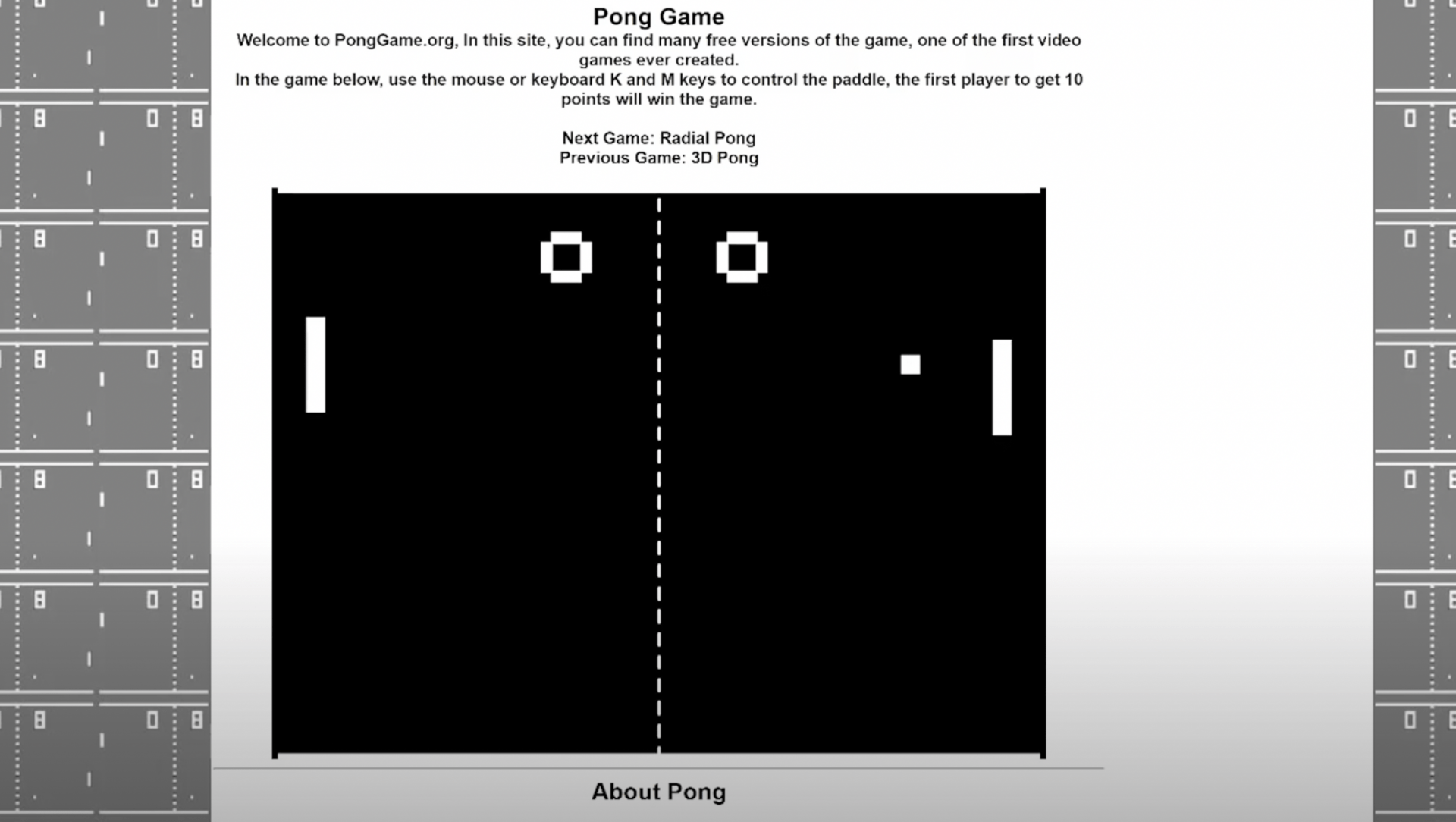 Как написать алгоритм, который за вас сыграет в пинг-понг в браузере