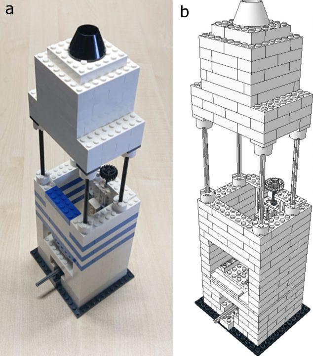 Сделали дешёвый мощный микроскоп из деталей LEGO и частей мобильных телефонов