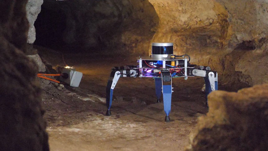 Сделали робота-паука для исследования пещер