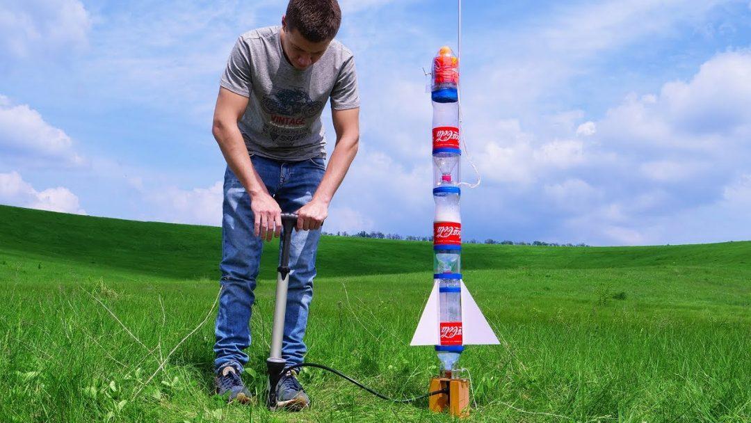 Блогер создал многоразовую ракету на водной тяге