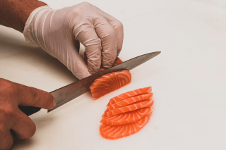 Напечатали на 3D-принтере растительное филе лосося