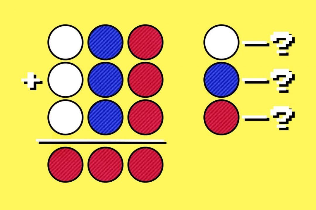 Задача на 60 секунд: что должно стоять вместо цветных шаров?