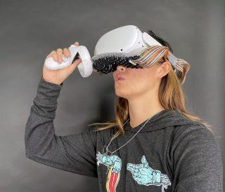 Сделали VR-систему, которая создаёт ощущения на губах, зубах и языке