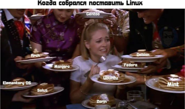 Пояснительная бригада: версии Linux
