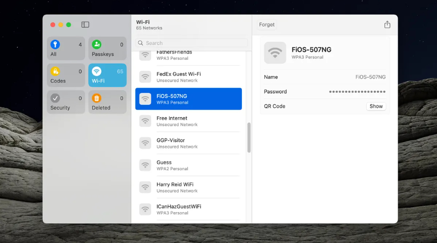 Как найти пароль от вайфая