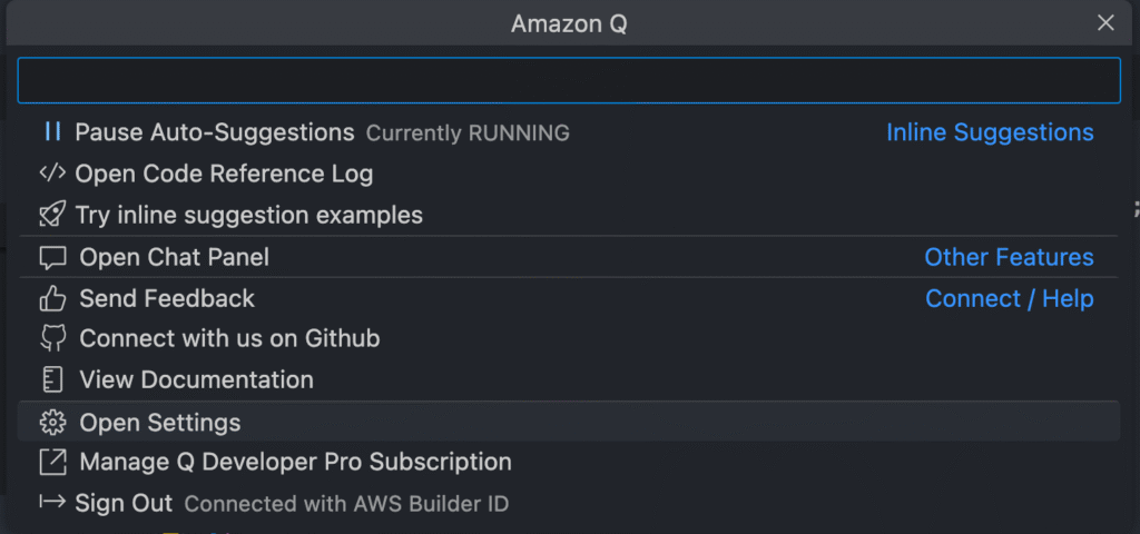 Amazon CodeWhisperer (альтернатива Copilot)