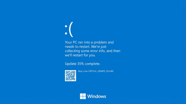 У россиян появился «синий экран смерти» после обновления Windows 11