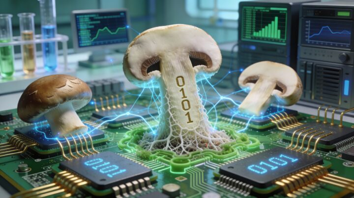 Ученые создали «живые» чипы памяти из шиитаке и шампиньонов