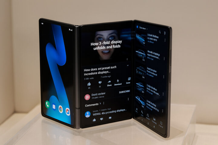 Новый смартфон Samsung Galaxy Z TriFold складывается в три раза