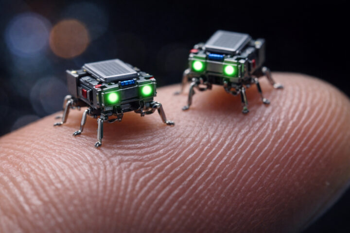 Роботы размером меньше миллиметра могут чувствовать и думать