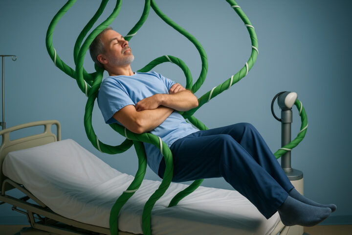 В США разработали робота, похожего на лианы, для помощи сиделкам