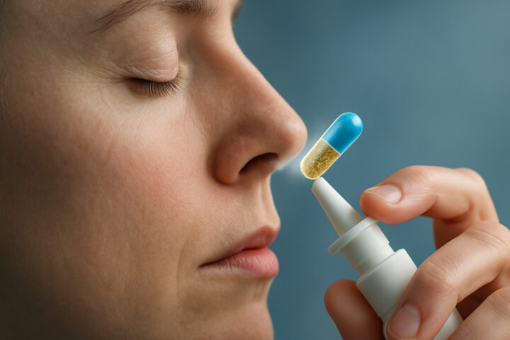 В России создали наночастицу для доставки лекарств в мозг через нос