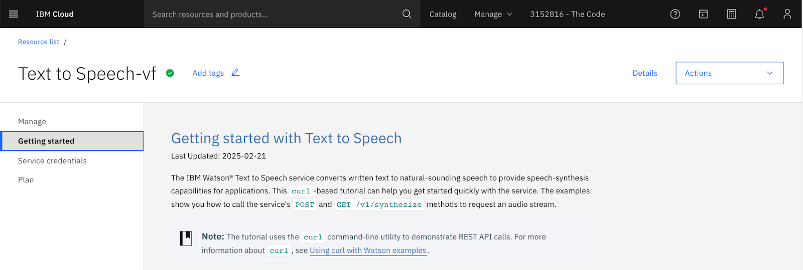 IBM Watson Text to Speech: корпоративный уровень