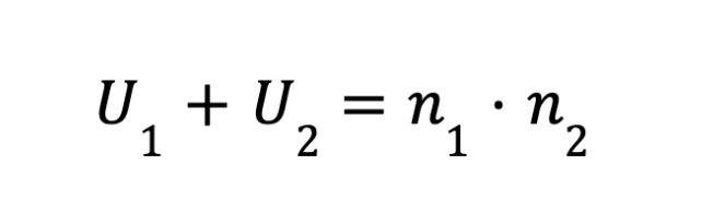 Формулы для U1 и U2 и проверка правильности вычислений
