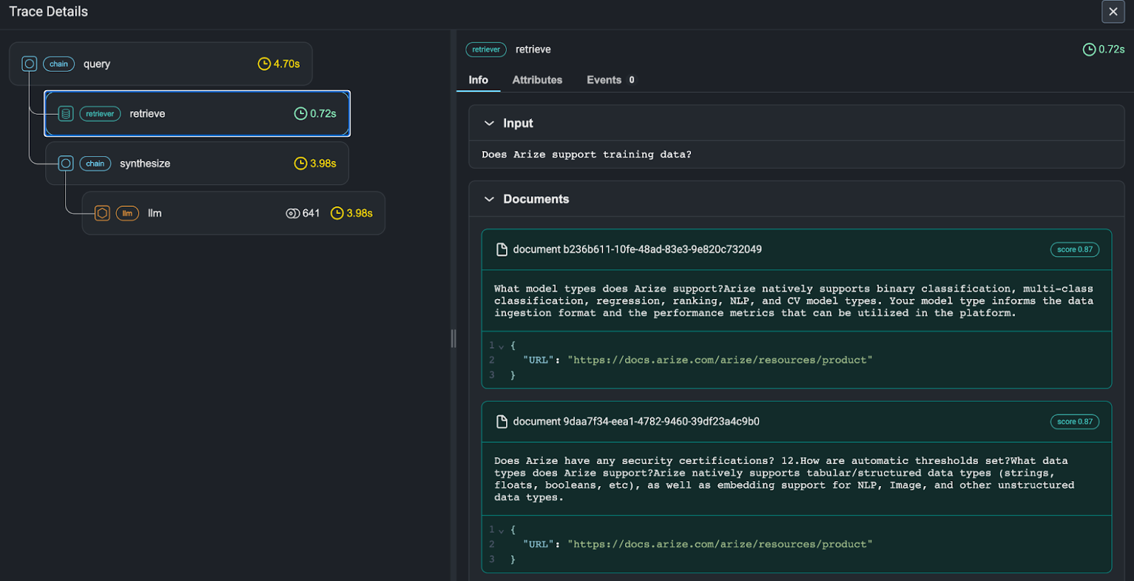 Трассировка агента в Phoenix