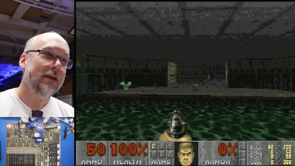 DOOM запустили на плате от принтера 1986 года
