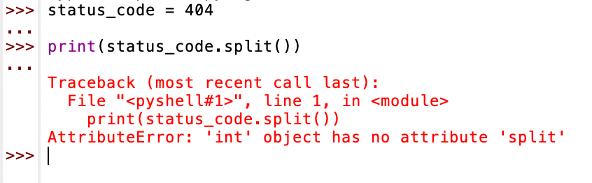 Типичные ошибки с split()