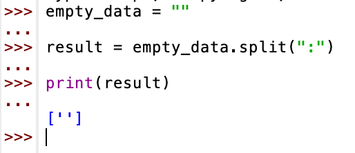 Типичные ошибки с split()