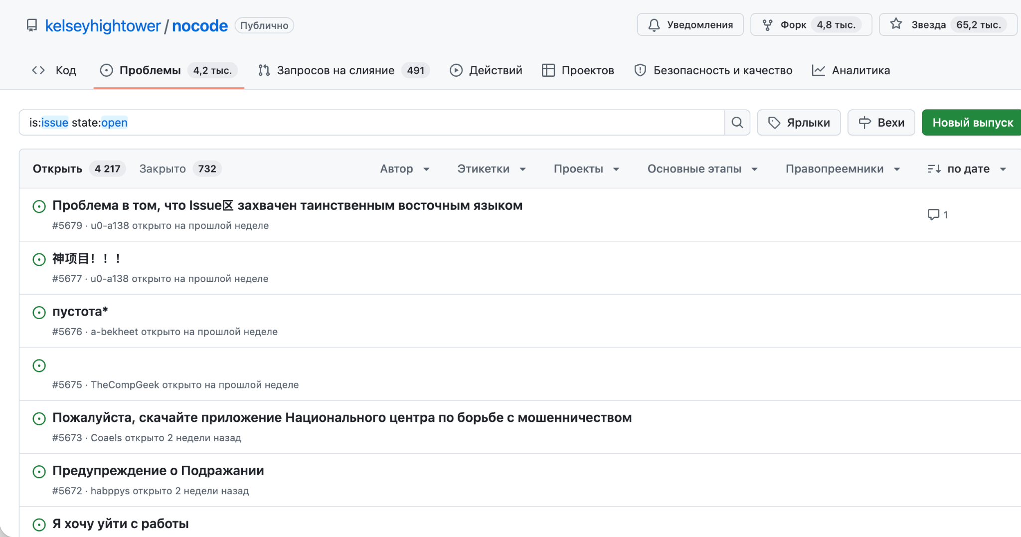 13 странных репозиториев, которые существуют на GitHub