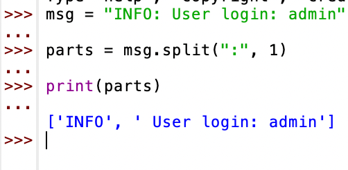 Практические примеры использования split()