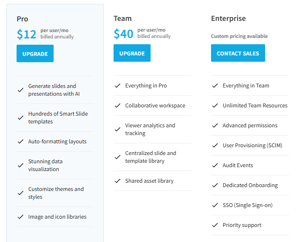 Beautiful.ai: корпоративные презентации с SmartSlide