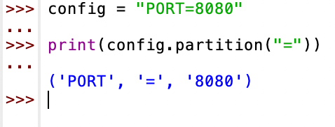 Сравнение split(), rsplit() и partition() 