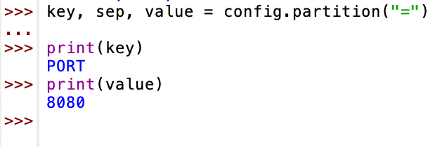 Сравнение split(), rsplit() и partition() 