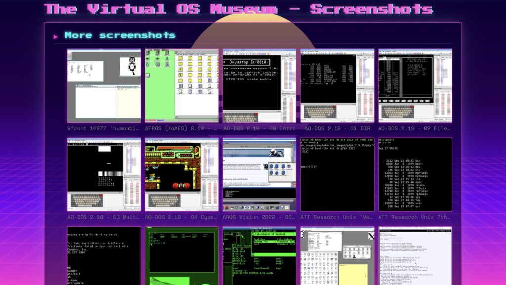 Энтузиасты собрали музей ОС: внутри 700+ операционок от Windows 95 и NeXTStep до macOS