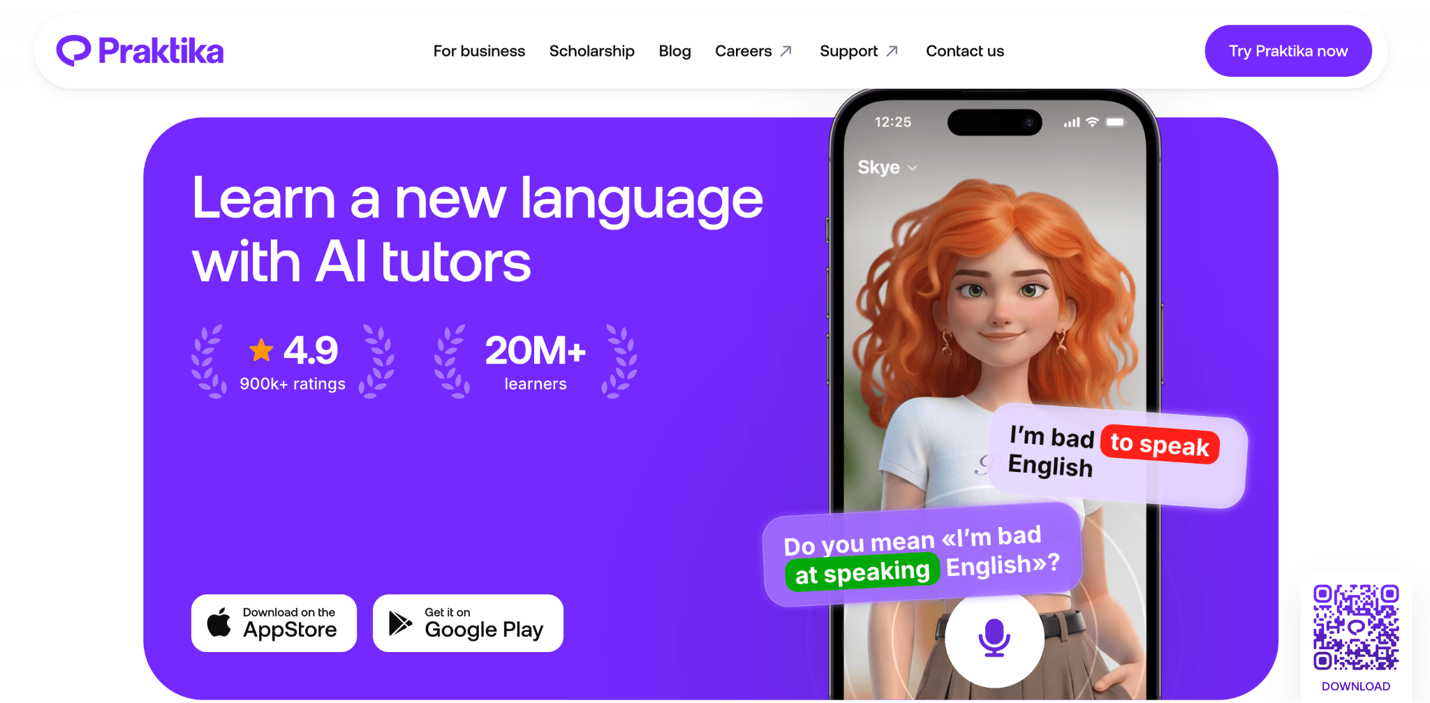 AI-аватар для обучения языкам