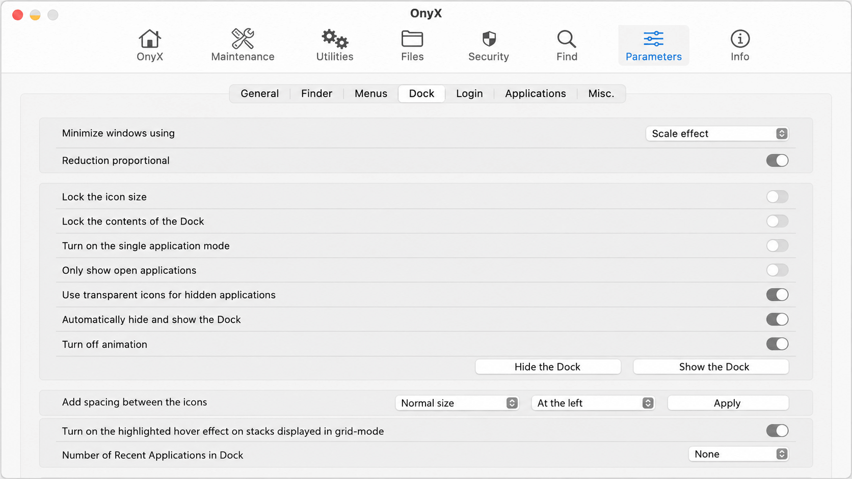 OnyX: для системного обслуживания macOS