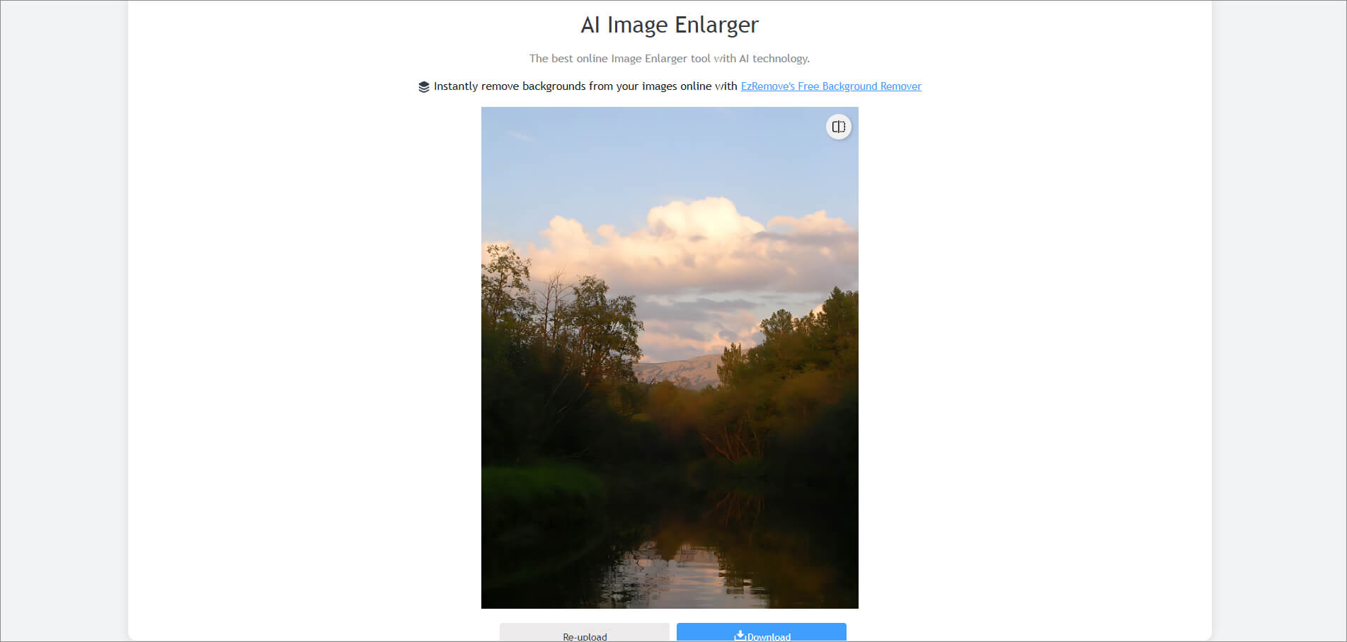AI Image Enlarger