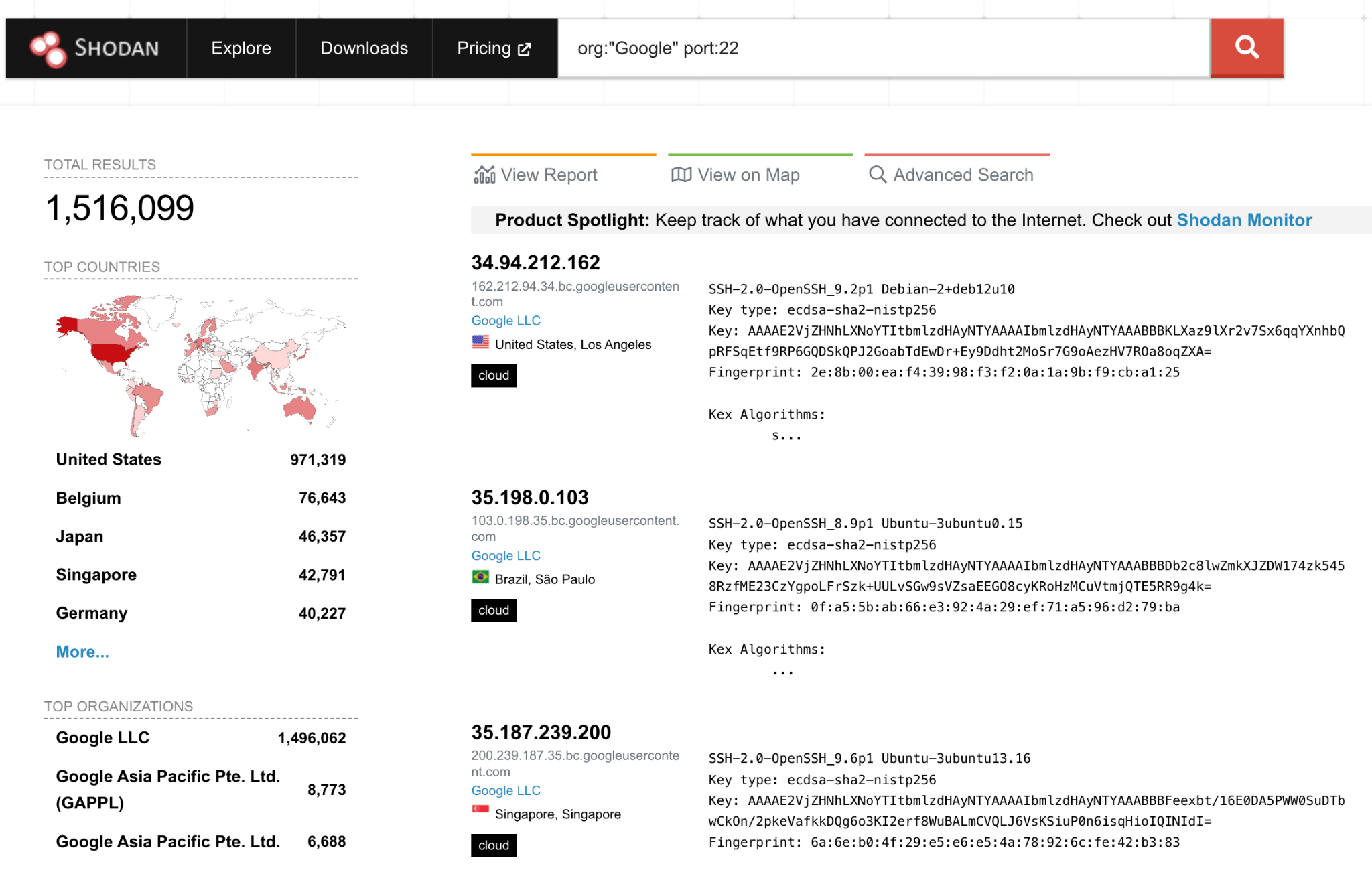 Shodan — поисковик по подключённым устройствам