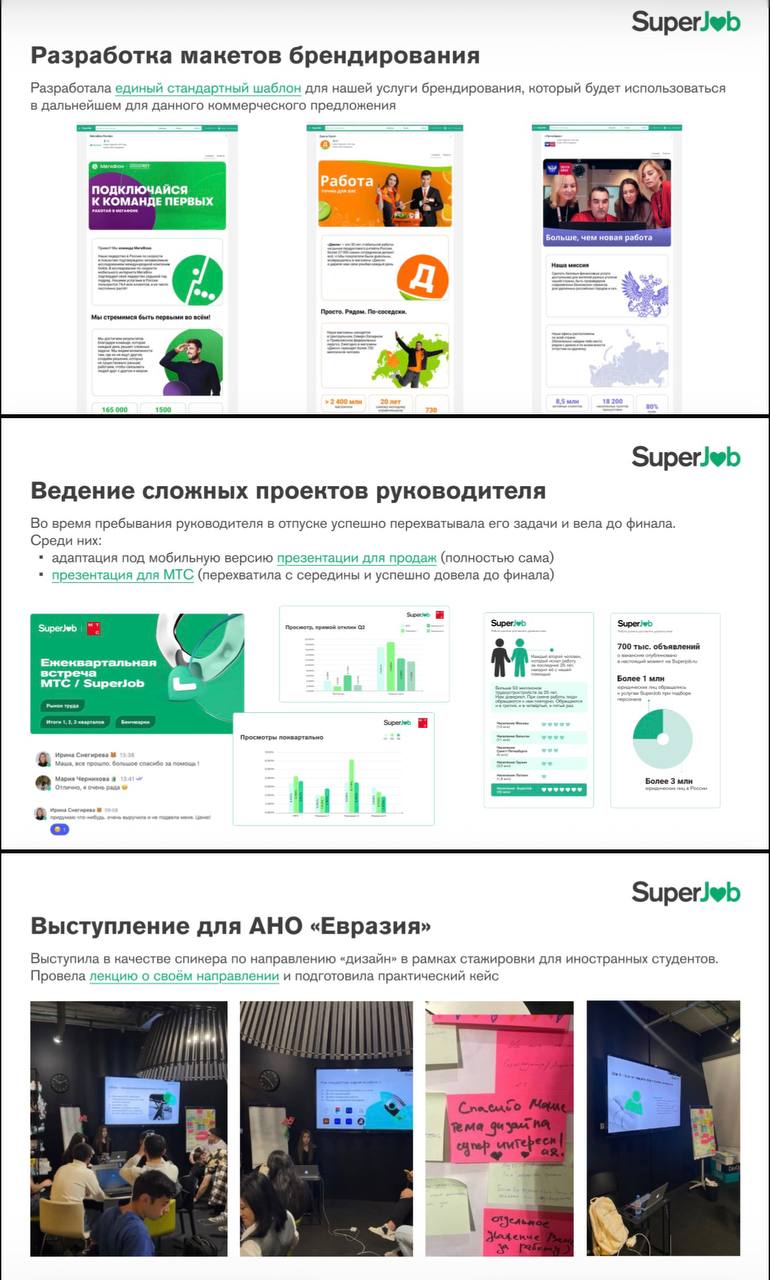 Второй разговор и презентация результатов