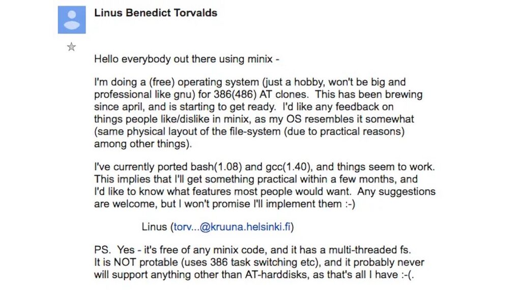 Linux исполнилось 35 лет — краткая история пет-проекта 21-летнего студента, изменившего IT