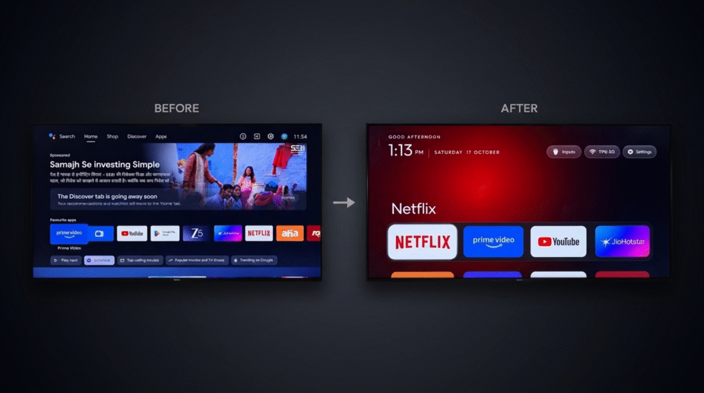 Вайбкодер избавил Google TV от рекламы и переделал интерфейс под Apple TV