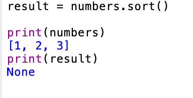 Как отсортировать список в Python: sorted и sort