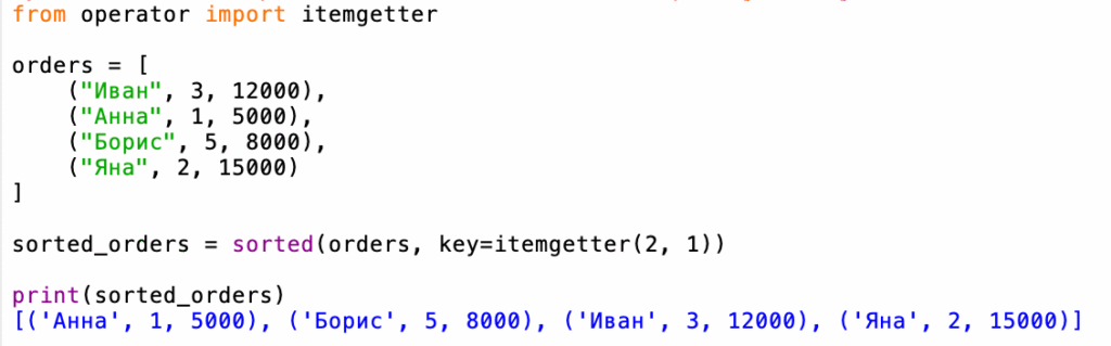 Как отсортировать список в Python: sorted и sort